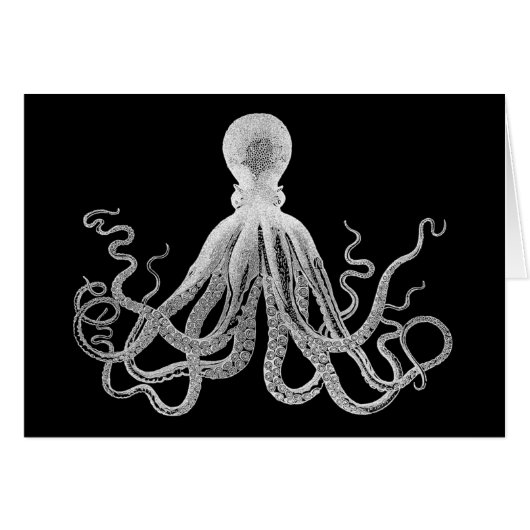 Vintage Octopus Cards (Front Horizontal)
