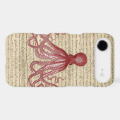 Vintage octopus Case-Mate iPhone case (Back (Horizontal))