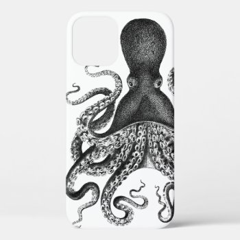  || Vintage Octopus ||  Iphone 12 Case by WaywardMuse at Zazzle