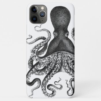  || Vintage Octopus ||  Iphone 11 Pro Max Case by WaywardMuse at Zazzle
