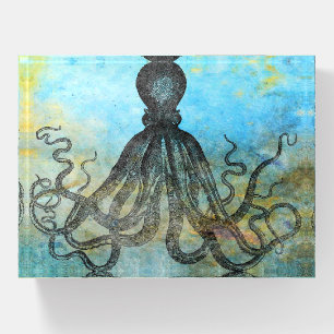 Vintage Octopus Collage Paperweight