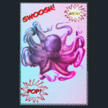 Vintage Octopus Colorful Pop Metal Wall Art<br><div class="desc">This Vintage Octopus Colorful Pop Metal Wall Art uses the "pop art" technique to create a unique modern look for your space easily. The artist is borrowing from pop art and marrying it with an Octopus image from the late 1800s to offer a bespoke one of a kind high art...</div>