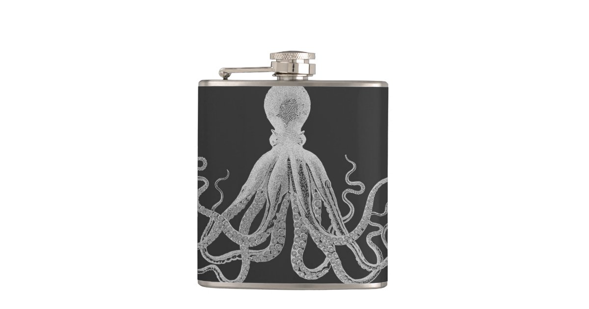 Vintage Octopus Flask | Zazzle