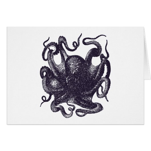 Vintage Octopus Illustration (Front Horizontal)
