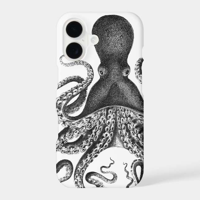 +|| Vintage Octopus ||+ Iphone Case (Back)