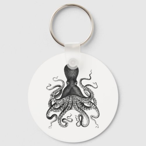 Vintage Octopus Keychain