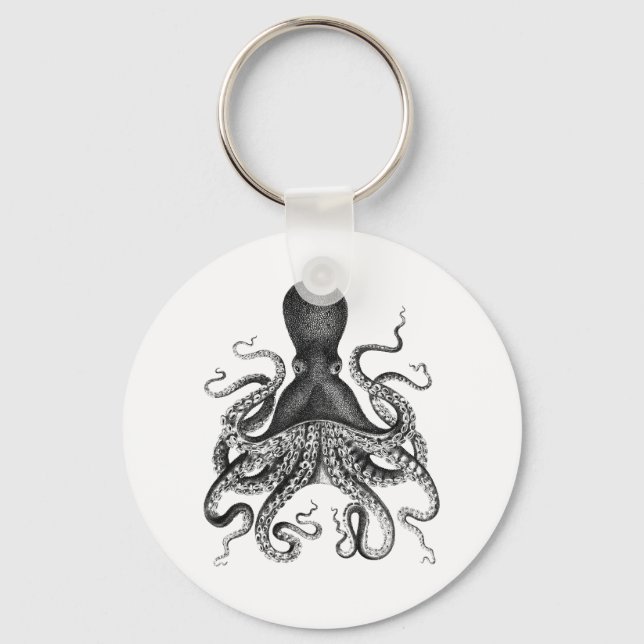 Vintage Octopus Keychain (Front)