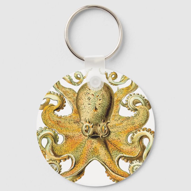 Vintage Octopus Keychain (Front)