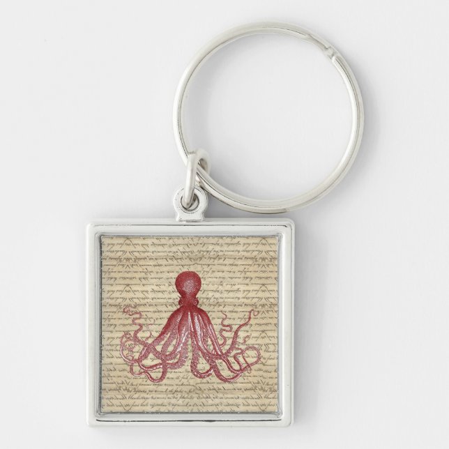 Vintage octopus keychain (Front)
