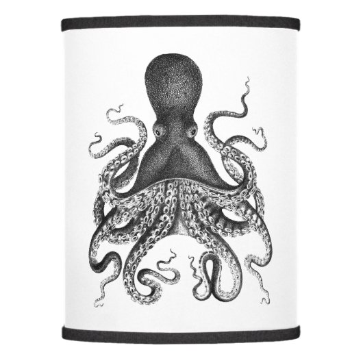 Vintage Octopus Lamp Shade (Front)