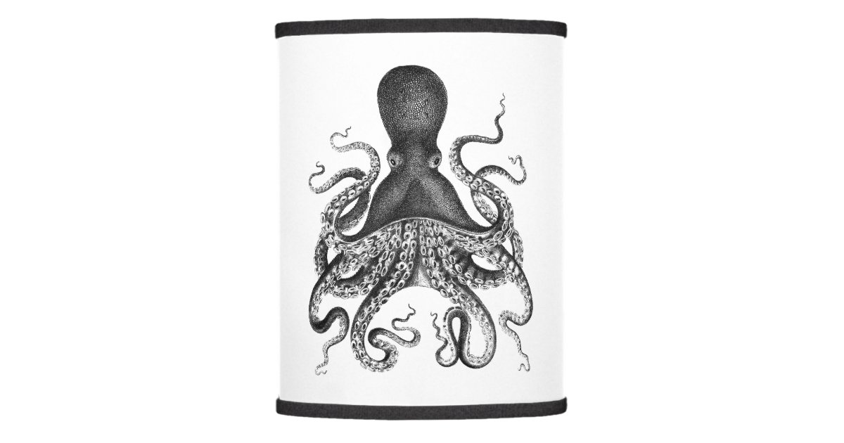 Vintage Octopus Lamp Shade Zazzle Com