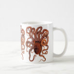 Vintage Octopus Macropus, Marine Aquatic Animals Coffee Mug