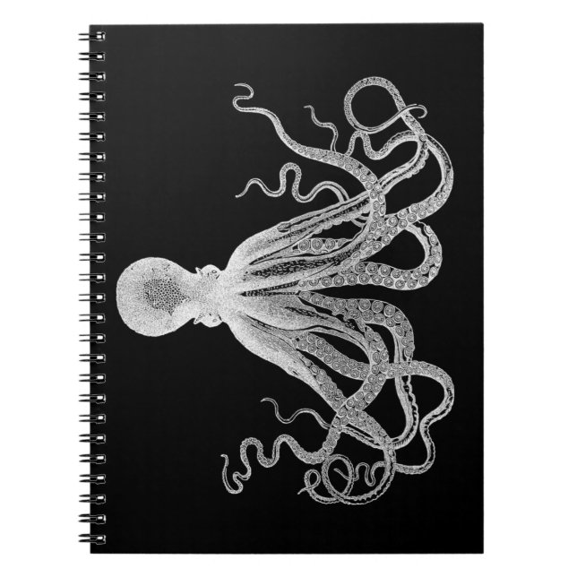 Vintage Octopus Notebook (Front)