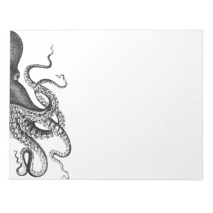 Vintage Octopus Notepad