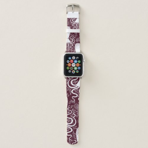 vintage Octopus pattern Apple Watch Band