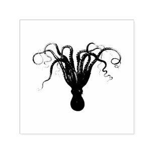 VINTAGE OCTOPUS RUBBER STAMP