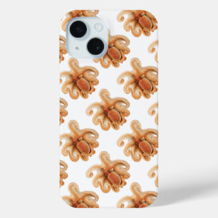 Vintage Octopus Salutii, Marine Aquatic Animals iPhone 15 Case