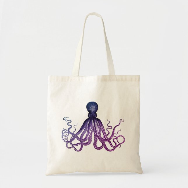 Vintage Octopus Sealife  Tote Bag (Front)