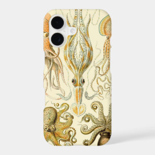 Vintage Octopus Squid Gamochonia by Ernst Haeckel iPhone 17 Case