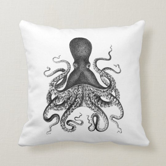 octopus throw pillow