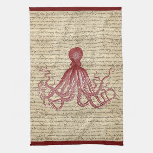 Vintage octopus towel