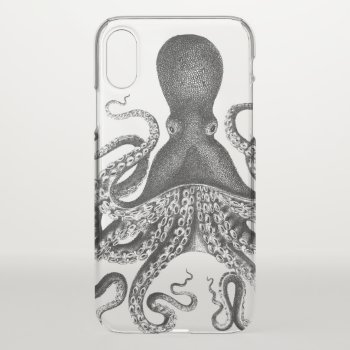Vintage Octopus Iphone X Case by WaywardMuse at Zazzle
