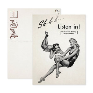 Vintage Odd Advertisement Postcard