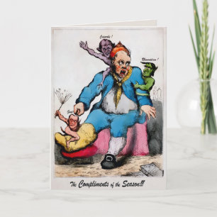 Vintage Odd Christmas Card