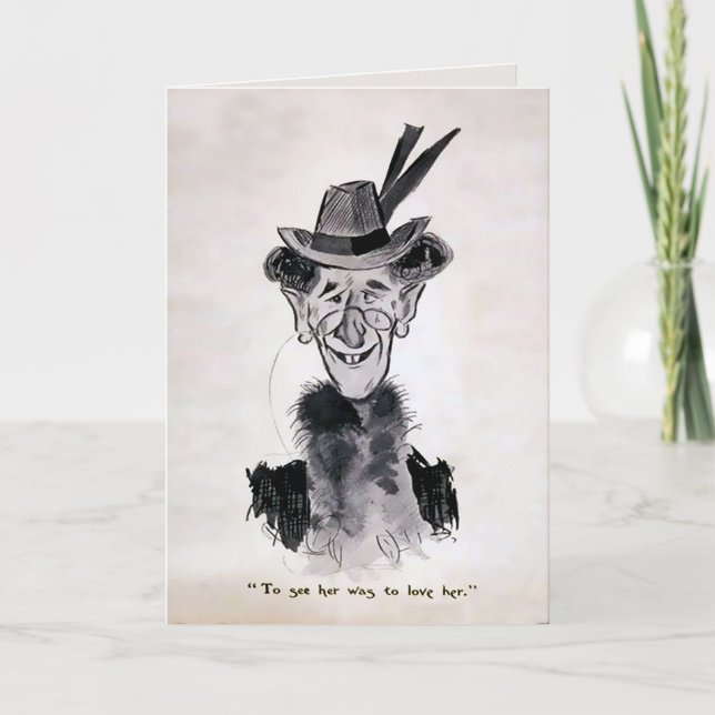 Vintage Odd Valentines Day Card (Front)