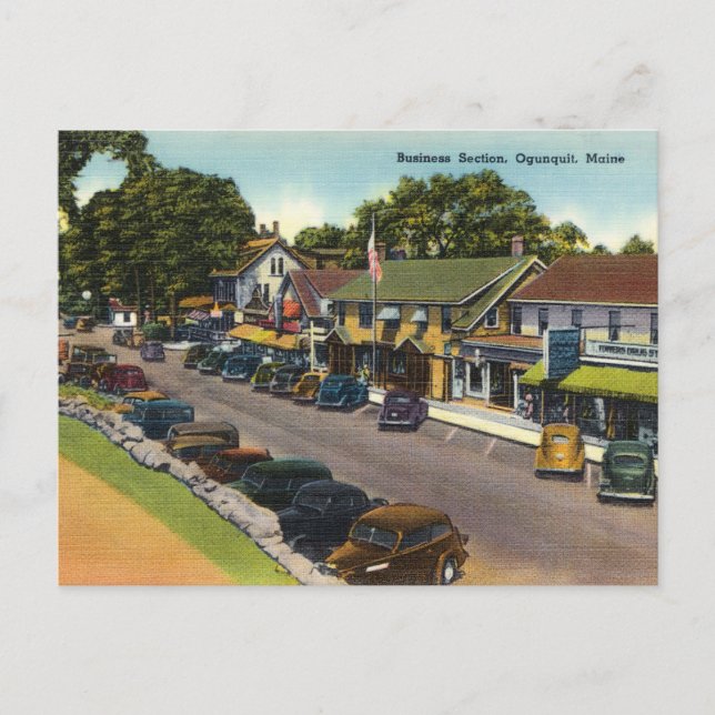 Vintage Ogunquit, Maine Postcard (Front)