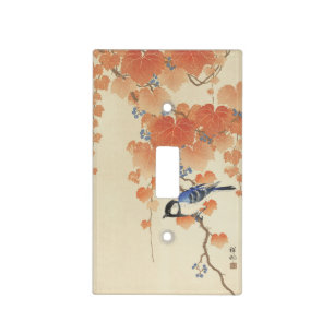Vintage Ohara Koson Japanese Bird Art Print Light Switch Cover