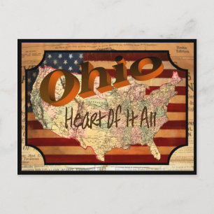 Vintage Ohio Old Postcard