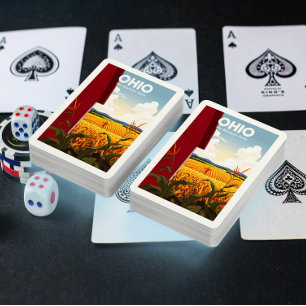 Vintage Ohio Poker Cards