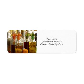 Vintage Oil Bottles Label by theunusual at Zazzle