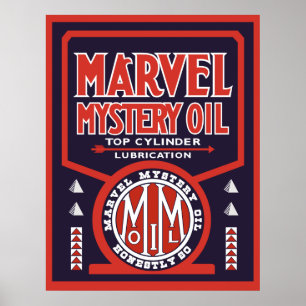 Vintage Oil sign reproduction