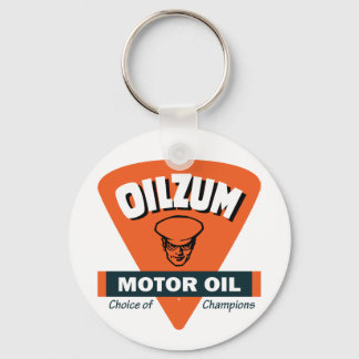 Vintage Oilzum motor oil sign Keychain