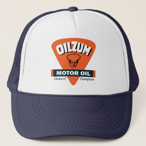 Vintage Oilzum motor oil sign Trucker Hat
