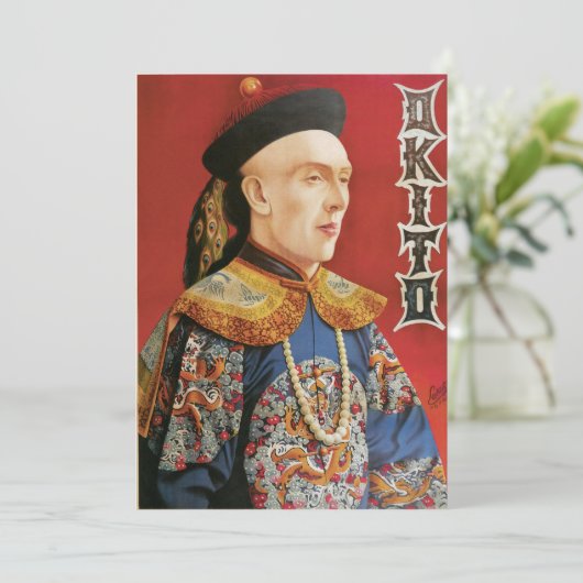 Vintage Okito Magician Poster (Standing Front)