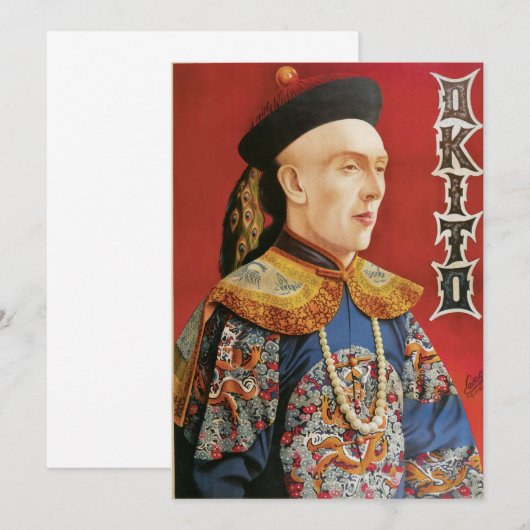 Vintage Okito Magician Poster (Front/Back)