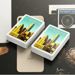 Vintage Oklahoma City Oklahoma Poker Cards