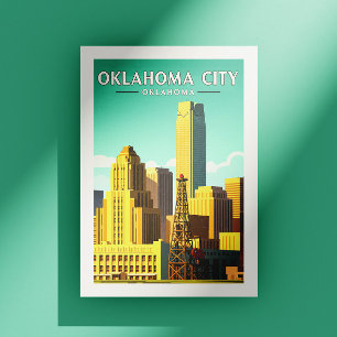 Vintage Oklahoma City Oklahoma Postcard