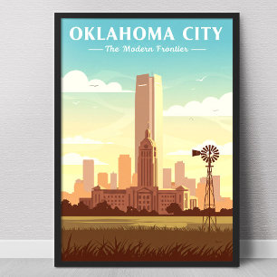 Vintage Oklahoma City Poster