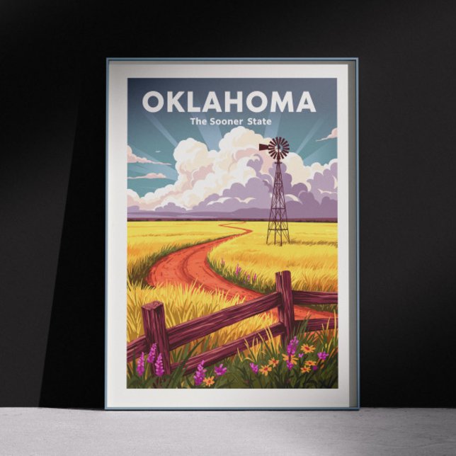 Vintage Oklahoma Poster (Creator Uploaded)
