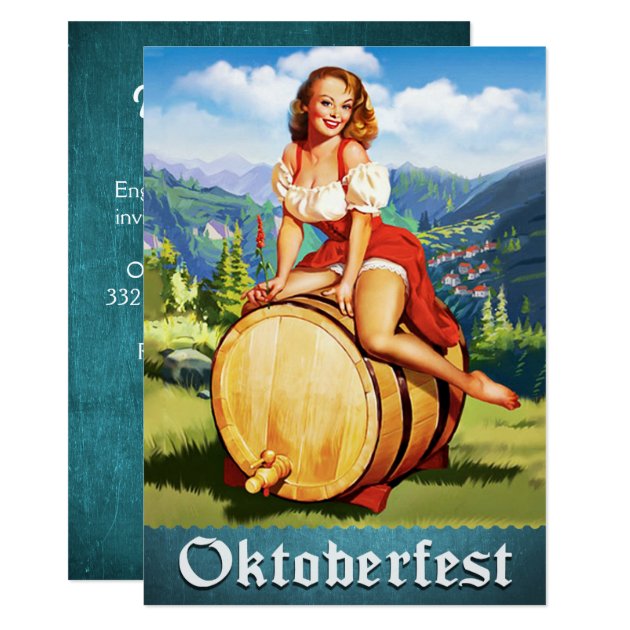 Vintage Oktoberfest Invitation