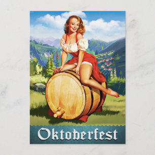 Vintage Oktoberfest Invitation