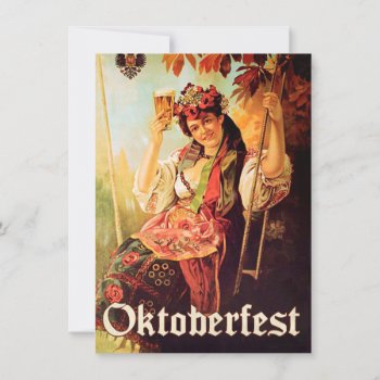Vintage Oktoberfest Invitation by Anything_Goes at Zazzle