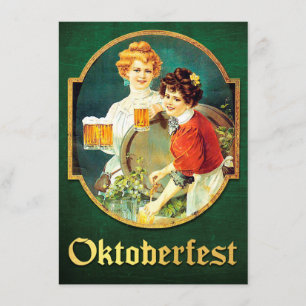 Vintage Oktoberfest Invitation