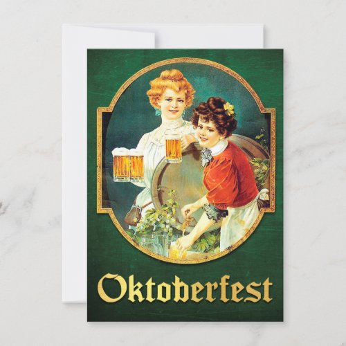 Vintage Oktoberfest Invitation