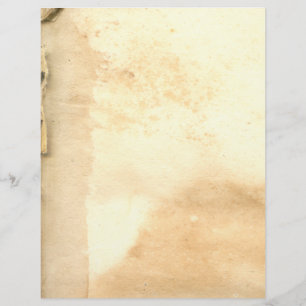 Vintage Old Book Leaves Letterhead