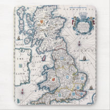 Vintage Old Britain Map History-lover Design